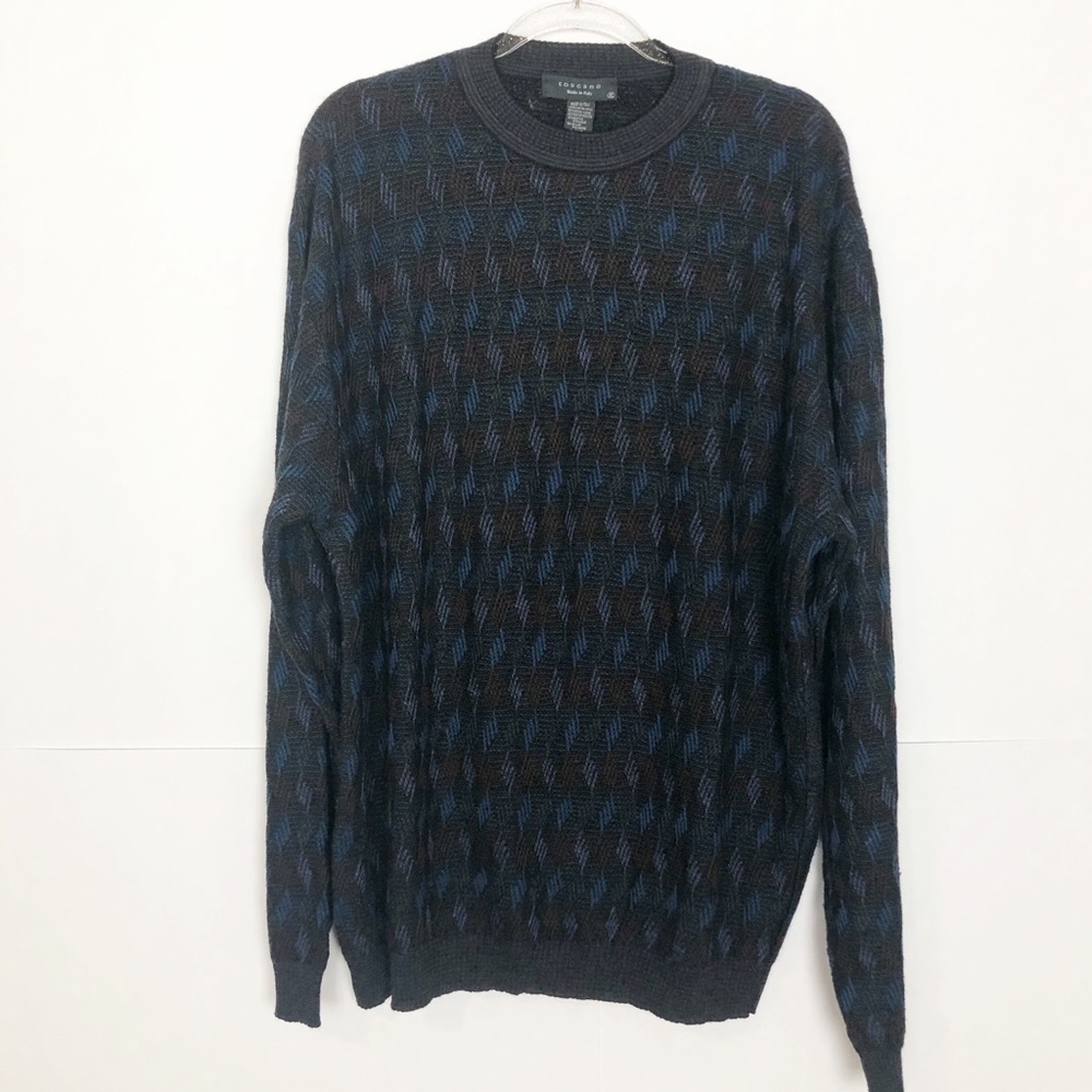 EUC Men’s Toscano Italian Wool Crew Neck Sweater